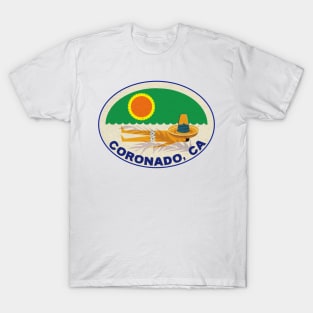 Coronado California Vintage Style Travel T-Shirt